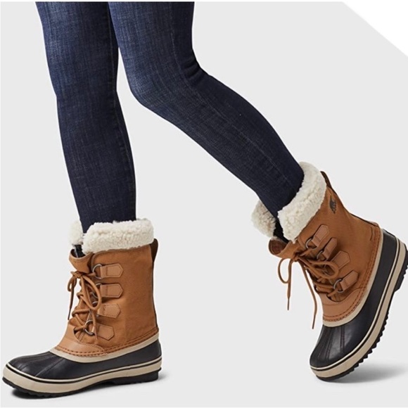Sorel Carnival Boots Camel Brown Women's 6 Winter Insulated Waterproof - Picture 2 of 14